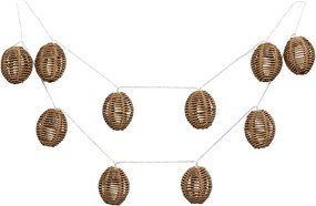 Catena luminosa LED con alimentazione a batteria numero lampadine 10 pz lunghezza totale 180 cm Carlisle – House Nordic