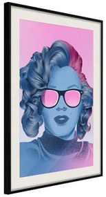 Poster  Pop Culture Icon  Cornice Quadri Cornice nera con pass-partout, Larghezza x Altezza Home decor 30x45