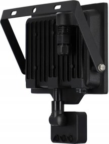 Proiettore da esterno LED con sensore, 50W, 230V, 4500K, IP65, nero