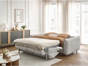 Divano in grigio chiaro allungabile 234 cm Ernest – Bobochic Paris