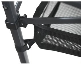 Tavolo da campeggio pieghevole 118x70 cm antracite