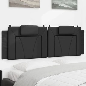 Cuscino Testiera Nero 160 Cm İn Similpelle /
