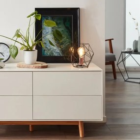 Brilliant - Lampada da tavolo SYNERGY 1xE27/60W/230V nero/rame