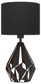 Eglo 43077 - Lampada da tavolo CARLTON 1xE27/60W/230V