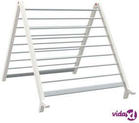 vidaXL Stendibiancheria Vasca da Bagno Estensibile 53-90 cm Alluminio