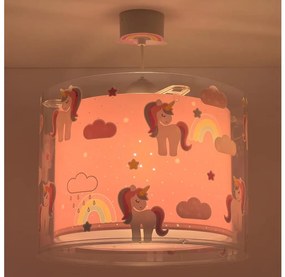 Dalber 41592 - Lampadario per bambini UNICORNS 1xE27/60W/230V