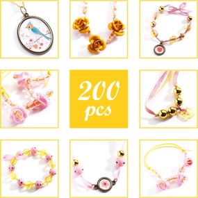 Set per fare gioielli - perle e fiori