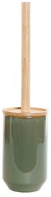 Scopino per il Bagno DKD Home Decor Verde Bambù Gres (10 x 10 x 42 cm)