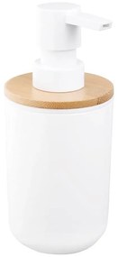 Aqualine - Distributore di sapone SNOW 350 mm bianco/bambù