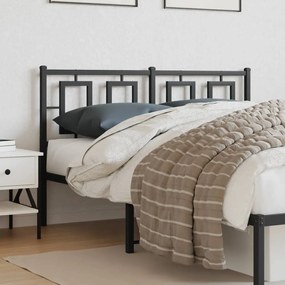 Testiera İn Metallo Nero 140 Cm /