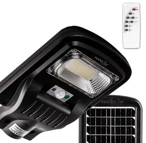 Lampada stradale solare LED con sensore LED/60W/6V 6500K IP65 + telecomando
