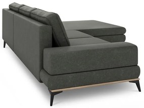 Divano letto angolare grigio scuro, angolo destro Planet - Windsor &amp; Co Sofas