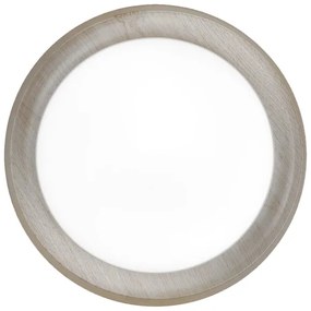 Osram - Plafoniera ORBIS MADRID 2xE27/10W/230V Ø 29 cm, finitura effetto legno