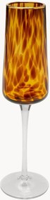 Set di 4 flute da champagne fatti a mano Caramel