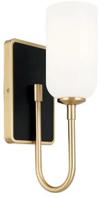 Kichler KL-SOLIA-1W-CPZB - Lampada da bagno a LED SOLIA 1xG9/3W/230V IP44, finitura oro