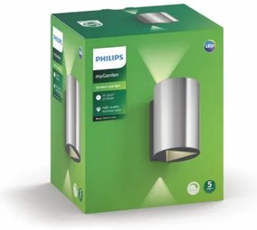 Philips 17357/47/P0 - Applique a LED da esterno BUXUS 2xLED/4,5W IP44