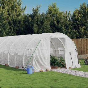 Serra Con Telaio İn Acciaio Bianco 48 M² 16x3x2 M /