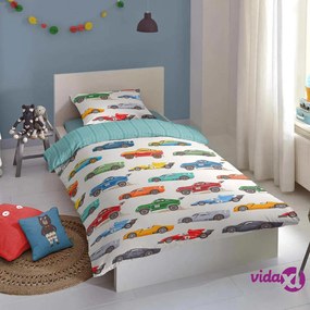 Good Morning Copripiumino per Bambini Race 135x200 cm