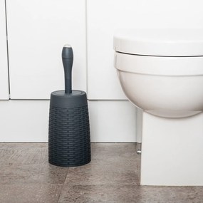 Scopino WC in plastica grigio – Addis