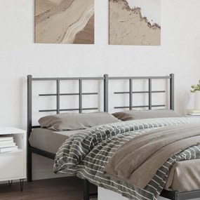 Testiera İn Metallo Nero 160 Cm /