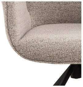 Sedia da pranzo grigio scuro in imbottito Aura – Actona