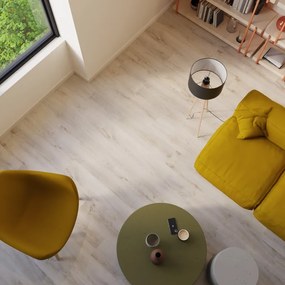 Pavimento SPC in pvc flottante clic Scerni Grigio e beige Sp 5.2 mm ARTENS con sottopavimento integrato 2.13 m²