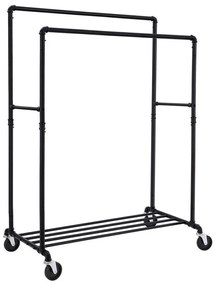 Appendiabiti da terra mobile LINEA, nero