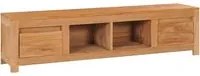 Mobile Porta TV 135x30x35 cm in Legno Massello di Teak cod mxl 17814