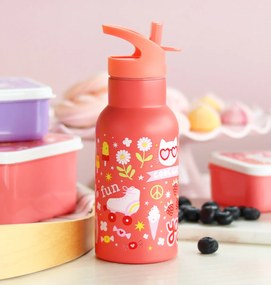 A Little Lovely Company - borraccia in acciaio inox, 350 ml - divertimento