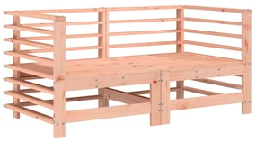 Set salotto da giardino 7 pz in legno massello di douglas