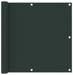 Paravento Da Balcone Verde Scuro 90x600 Cm Tessuto Oxford /