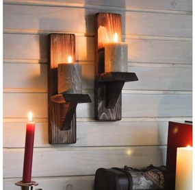 SET 2x Mensola da parete RAF abete