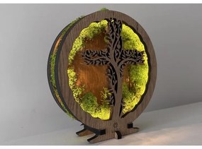 Li-Go 23622/DUB2 - LED Lampada decorativa da tavolo dimmerabile a LED/12W/230V 20x22 cm rovere