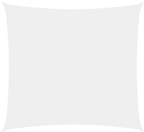 Parasole a Vela in Tessuto Oxford Rettangolare 2x3,5 m Bianco