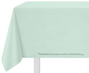 Tovaglia 140x240 cm verde con scritta