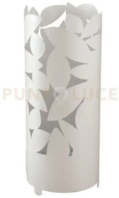 Porta ombrelli autunno bianco in ferro d.23cm,h.55cm