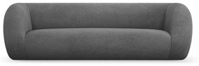 Divano in tessuto bouclé grigio 230 cm Essen - Cosmopolitan Design