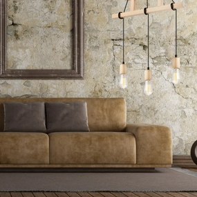 Lampadario a cavo LEON 3xE27/60W/230V