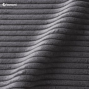 Letto singolo imbottito grigio scuro con contenitore con materasso incluso 90x200 cm Cabana – Meise Möbel