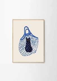 Poster 30x40 cm The Cat’s In The Bag – Chloe Purpero Johnson – The Poster Club