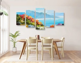 Quadri 5 pezzi – Vista sul mare