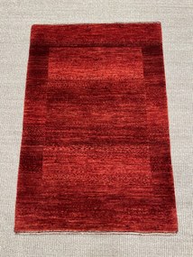 Loribaft Tappeto persiano 90x70 Rosso (Iran) Annodato A Mano