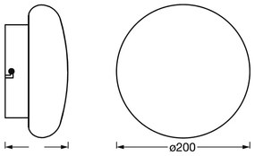 Ledvance-LED Lampada da bagno dimmerabile SMART+ AQUA LED/12W/230V IP44 Wi-Fi