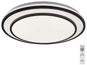 Rabalux 2130 - Plafoniera LED dimmerabile LUPITA LED/40W/230V nera + telecomando