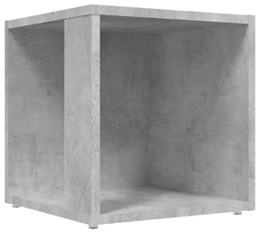 Tavolino grigio cemento 33x33x34,5 cm in truciolato