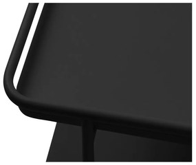 Tavolino da salotto nero in metallo 55x110 cm Yuba – Unique Furniture