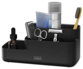 Organizer da bagno in plastica nero EasyStore - Joseph Joseph