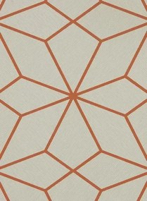 Geometrische Tapete Axal von Harlequin - Rust