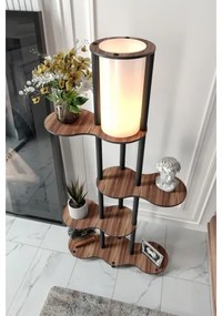 Lampada da terra con ripiani NOTO 1xE27/40W/230V marrone/nero