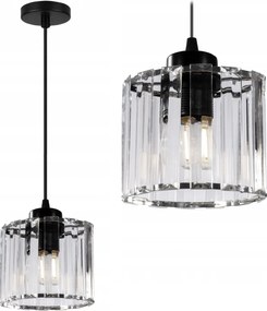 LAMPADA DA SOFFITTO CRISTALLO BLACK APP511-1CP